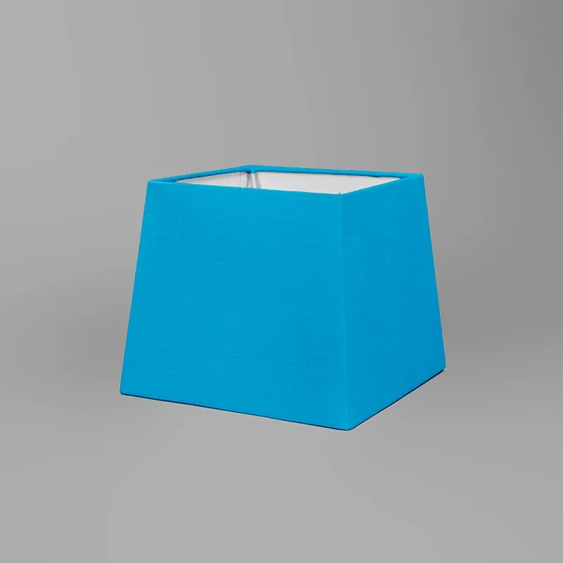Abat-jour 18cm carré SD E27 bleu clair
