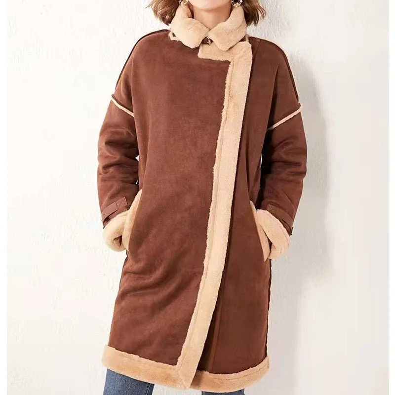 Blouson Aviateur Femme Marron - Mon Aviateur