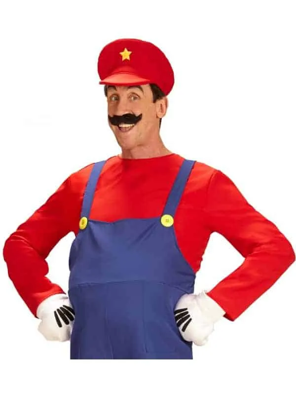 Casquette Mario Rouge avec Étoile Jaune : Style Iconique pour Fans de Jeux Vidéo