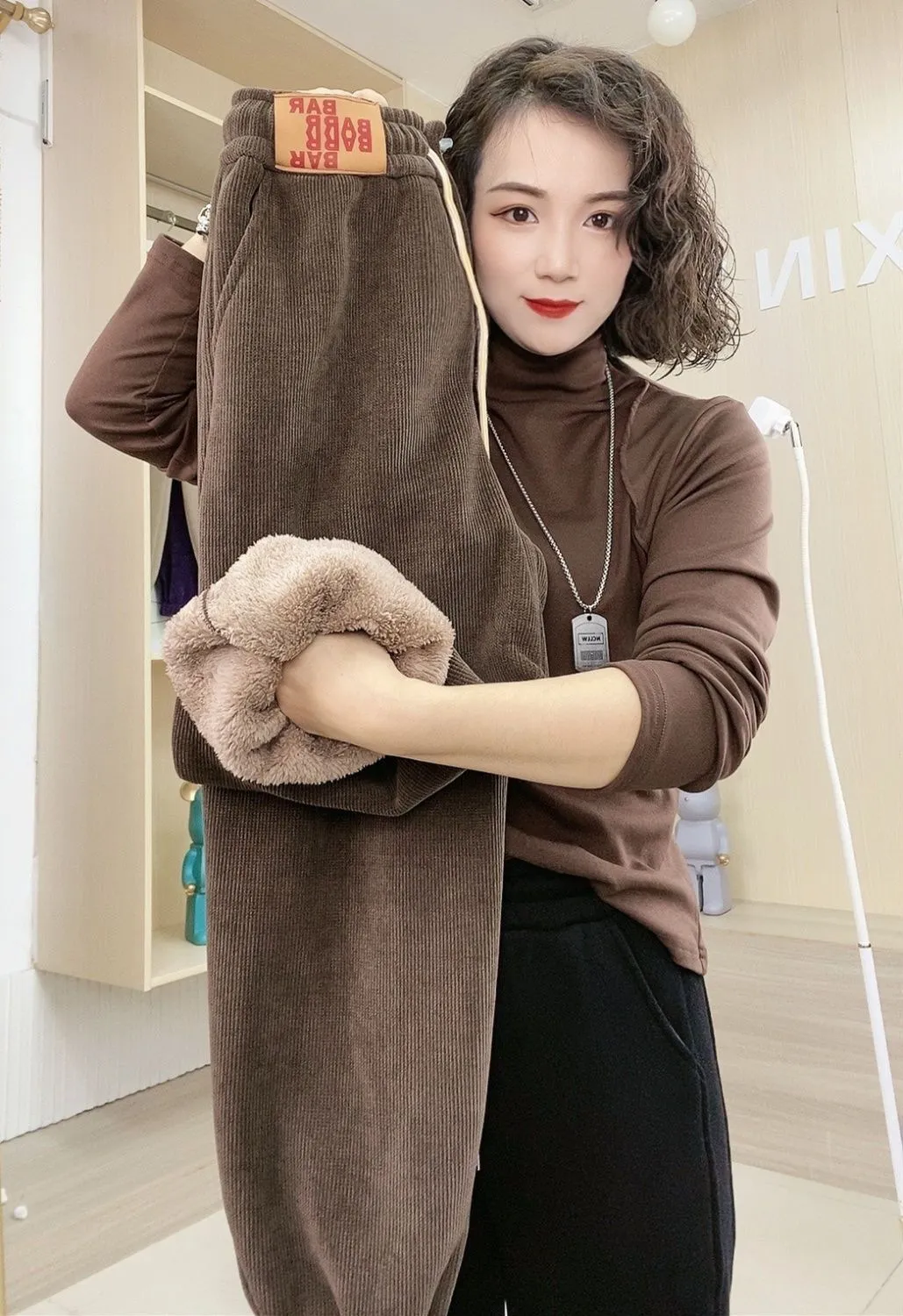 Chloe - Pantalon en peluche extra chaud