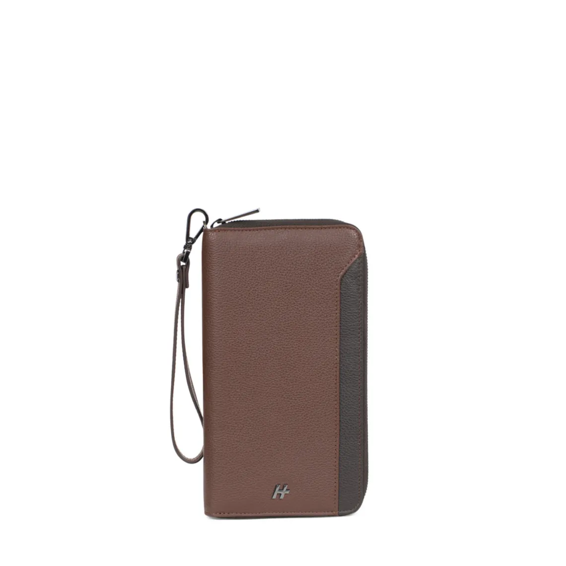Compagnon de voyage Stop RFID Cuir TOGETHER Chocolat/Marron foncé Finn | 3 Suisses