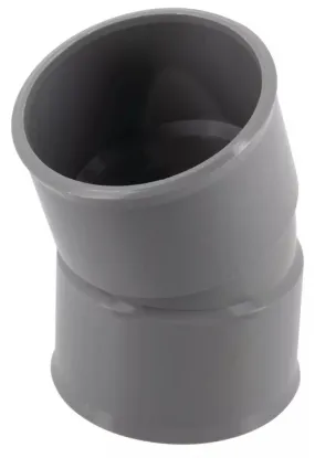 Coude PVC femelle/femelle Nicoll