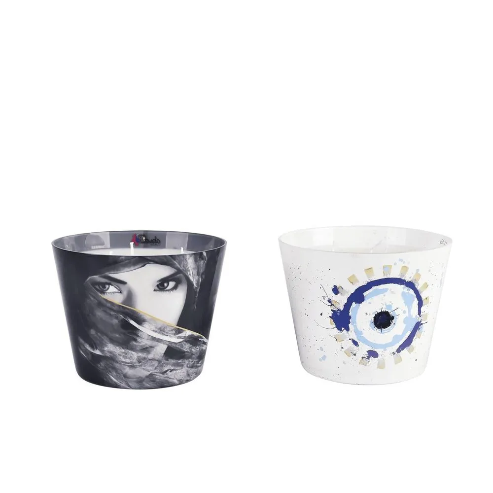 Island escape_set of 2 scented candles 10cm