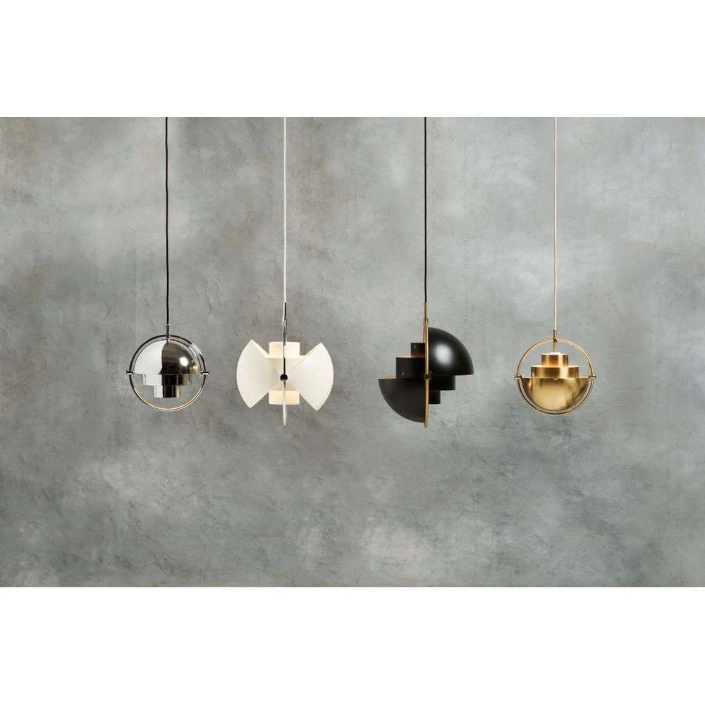 Multi-Lite Suspension Ø36 Chrome/Blanc - GUBI