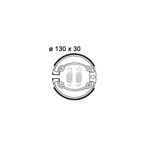Plaquettes de freins Arrière AP RACING - CBX RSE - 250 - HONDA 1983-1986 