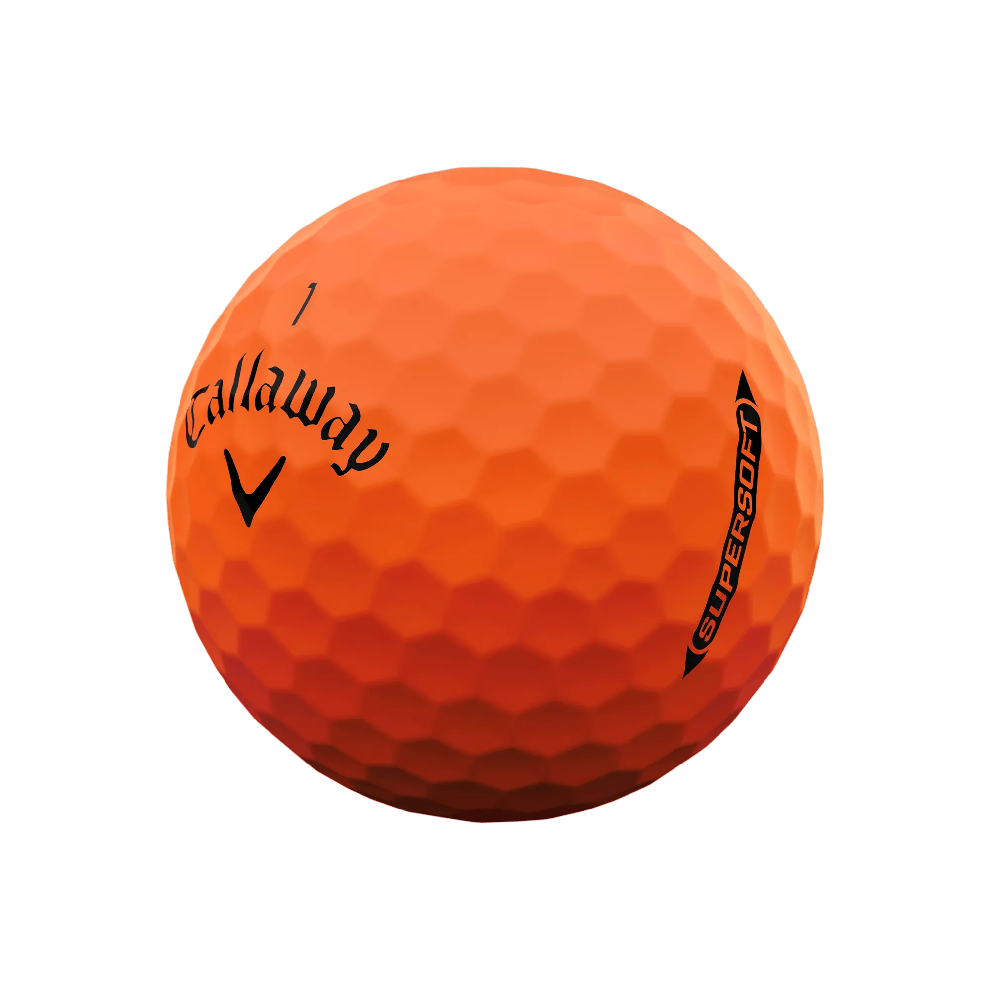 Supersoft Matte Orange Golf Balls