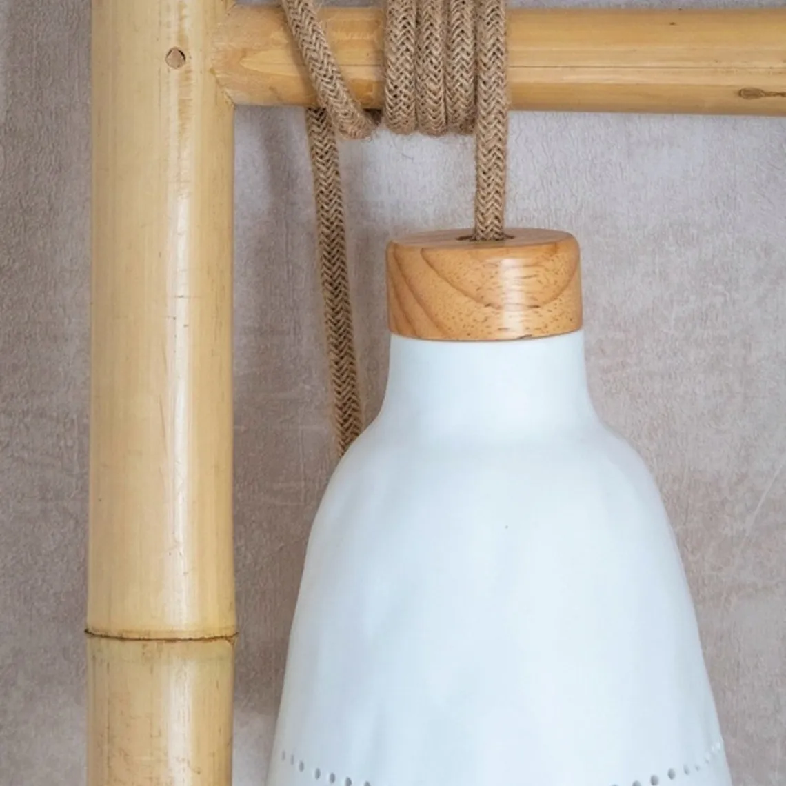 Suspension Cercle en Porcelaine Blanche  | 3 Suisses