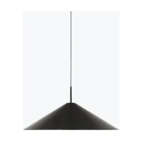 Suspension en aluminium anodisé brossé noir 70 cmBrolly