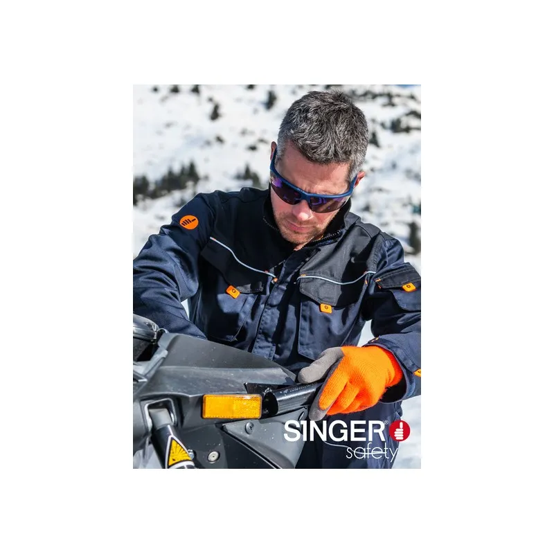 Veste de travail Vilble marine polyester/coton 245g